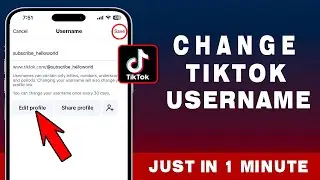 How to Change Tiktok Username [2024] - EASY GUIDE