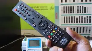 HUAYU RM-L1098+8 пульт ДУ универсальный. Настройка на управление телевизором. Инструкция.