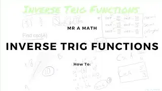 Inverse Trig Function Examples | Geometry | Mr A Math
