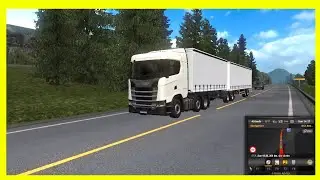 eurotruck sim 2 محاكي الشاحنات سكانيا 35 طن إلى النرويج