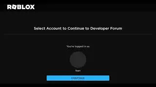 Developer Forums Unable To Sign In.