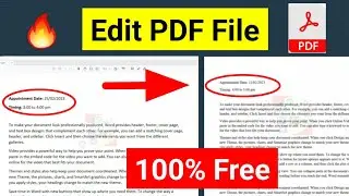 How To Edit PDF Ko Edit Kaise Kare | PDF Edit Offline