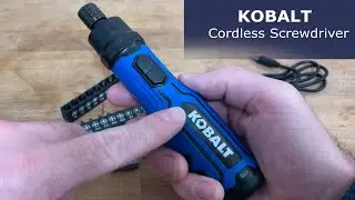 Kobalt 4 volt max 1/4 in Cordless Screwdriver - Test and Review