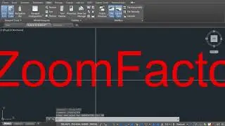 ZoomFactor Command In AutoCAD In Hindi
