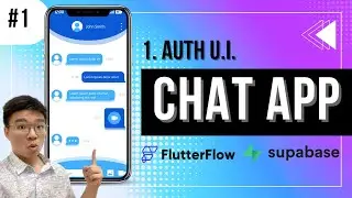 Build a No-Code Chat App | FlutterFlow & Supabase (AI Foundations) Part 1
