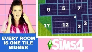 Every Room is 1 TILE BIGGER...but I’m a TERRIBLE builder 👁👄👁  | THE SIMS 4 BUILD CHALLENGE