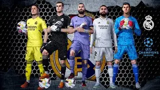 PES 2021 | NEW KIT REAL MADRID &  FONT UCL Sider vresion = SOMAA | KIT MAKER