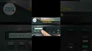 BROTHER DCP-T720DW NOZZLE CHECK #shorts #pinoytechs #shortsfeed #shortsvideo  #printer