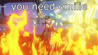 pulling Emilie for Kinich