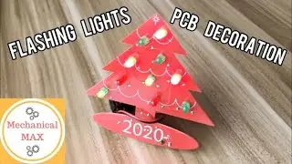 Holiday Gift Idea - Flashing Lights PCB Decoration