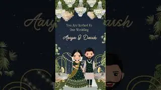 wedding invitation video canva | Free Template | Easy Wedding Invitation video