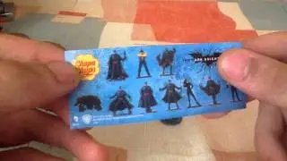 Chupa Chups chocolate boll with a Batman toy.