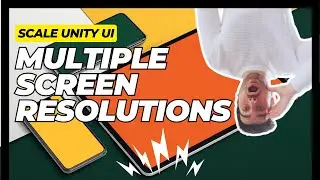SCALE UNITY UI ELEMENTS FOR EVERY SCREEN RESOLUTION - CANVAS SCALER | Unity UI tutorial