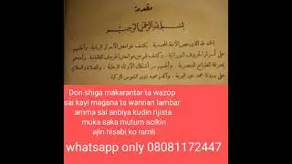 MAMBA,U USULUR RAMLI 01 Ilimin taurari, hisabi, ramli