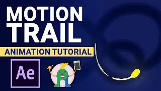 How to Animate Motion Trail in After Effects Tutorial || Liquid Motion Trail Animation