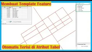 Membuat Template Feature Jaringan Jalan | Atribut Tabel Terisi Otomatis | ArcGIS/ArcMap