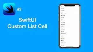 How to Use Custom List Cell - SwiftUI #3 - iOS Programming
