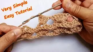 How To Crochet For Beginner Design New Tutorial Pattern From #Tanwwer Begum