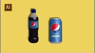 How to Make 3D Bottle in Adobe Illustrator