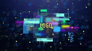 Hi-Tech Logo Reveal/ HUD Opening/ FUI Interface/ Sci-fi Holographics Intro Element/ 3D Data Ligh...