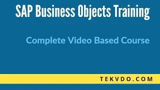 SAP BO Universe Designer - (SAP Business Objects)