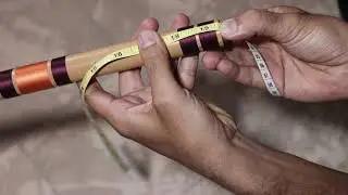 Punam Flutes c natural measurements. (Hindi)