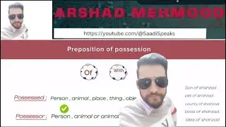 Preposition of Possession