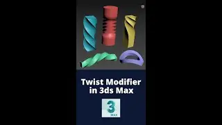 TWIST Modifier in 3ds Max | Ahsaan Rehman | 