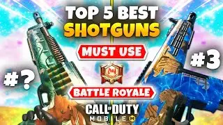 Top 5 BEST SHOTGUNS In Battle Royale | Call Of Duty Mobile | BEST Shotgun Gunsmith Loadouts For BR