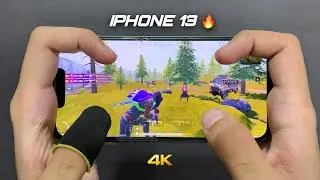 iPhone 13 HANDCAM 🔥/ HDR+Extreme Graphics LIVIK Gameplay 😍/ PUBG Test 2025!