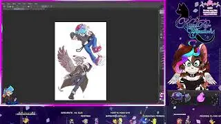 Let's try this again LOL ( streaming commissions and doodles Vibe time