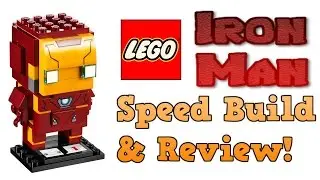 LEGO Iron Man Brickheadz Speed Build and Review!
