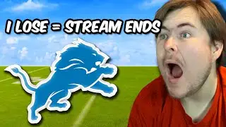 I End If I lose With The LIONS This Video Ends. Madden 24