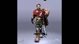 Ares walkcycle