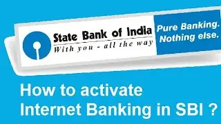 How to Register yourself on SBI net banking at home no need to go any where