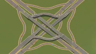 Free-Flow Two Level Interchange