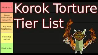 The Korok Torture Tier List