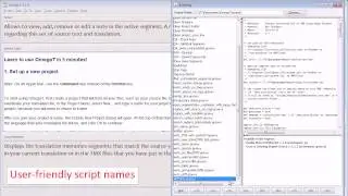 Improvements in Scripts in OmegaT 3.1.0