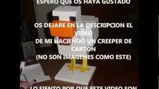 Pato / Gallina / Pollo del Minecraft de Carton Tamaño Real