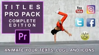Animate your logo, title and icons in Adobe Premiere Pro CC | Free Download