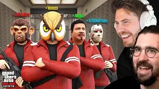 ALL OF THE GTA 5 VANOSS CREW HEISTS - Nogla & Terroriser React!