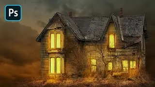 Edit House to be Scary in Photoshop