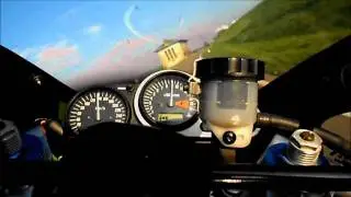 Kawasaki zx6r ninja 1998 onboard