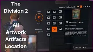 The Division 2 - All Artwork Artifacts Location ( All Collectibles )