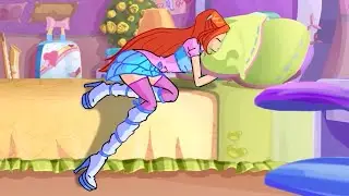 Bloom cries into her pillow | Winx Club Clip