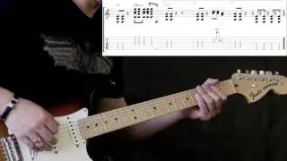 RHCP - Suck My Kiss with Solo - Guitar Lesson (with TABS)