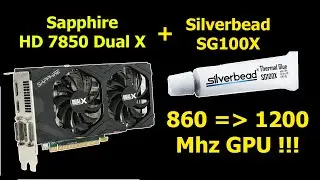 Radeon HD 7850 OC to 1200 MHz GPU