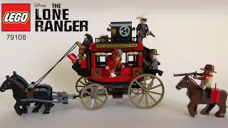 LEGO LONE RANGER -  Stagecoach Escape (Set 79108 Speed Build Instructions)