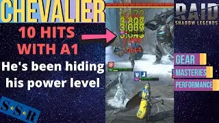 Ten-hits on A1! - Chevalier's covert potential | Raid: Shadow Legends | Build guide