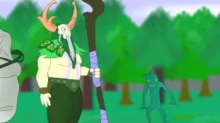 Dota 2 animation. How to play #3 Furion.